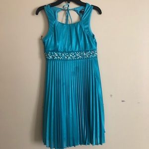 Girls Formal Turquoise Dress